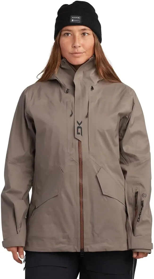 Dakine Women's Sender Stretch 3L Jacket (US, Alpha, X-Small, Regular, Regular, Earth Gray)