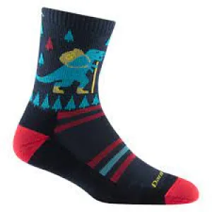 Darn Tough Kids Ty-Ranger-Saurus Micro Crew Lightweight Hiking Sock