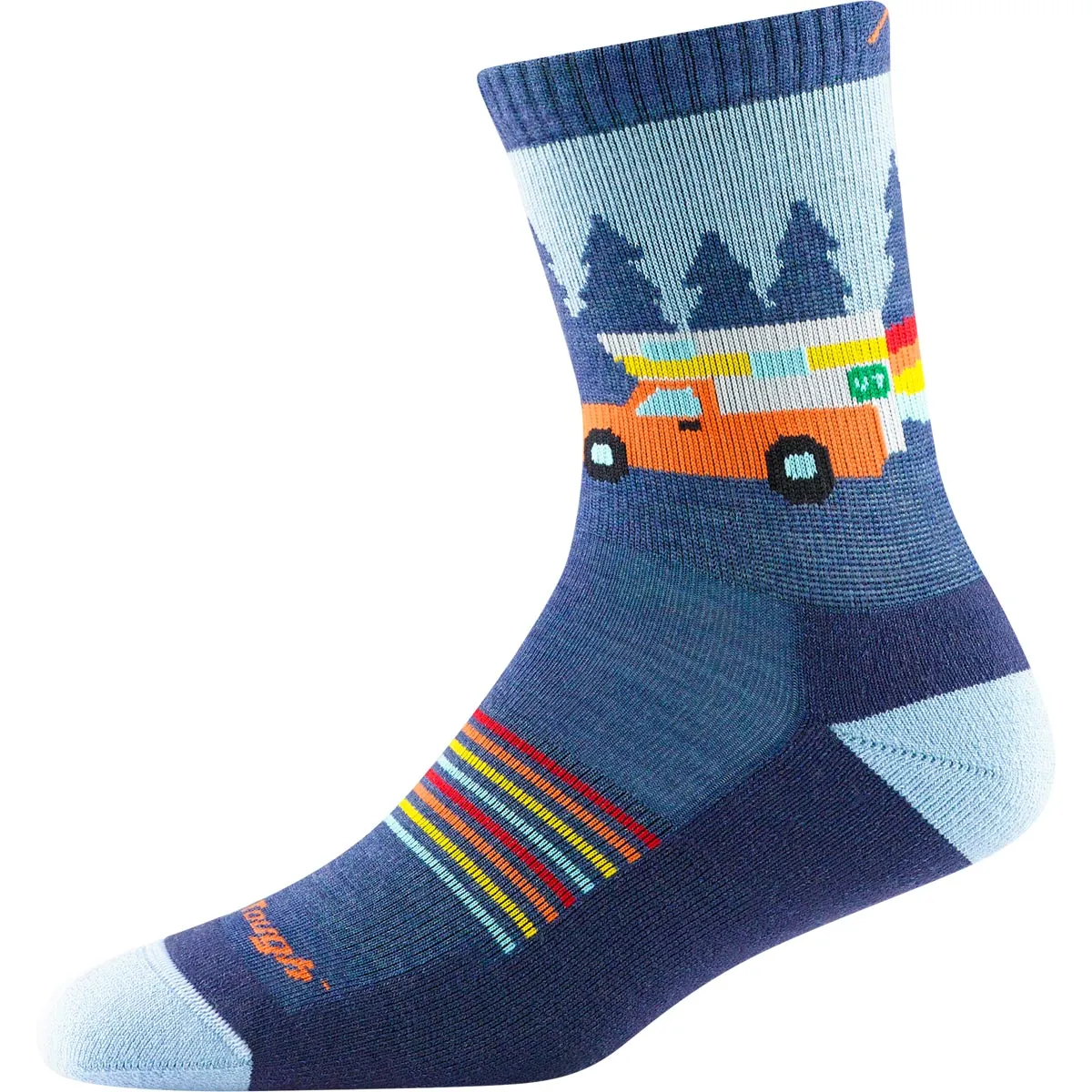 Darn Tough Vermont 3037 Kids' Van Wild Micro Crew Lightweight