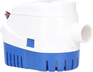 DC12V 1100GPH Bilge Submersible Pump Electric Automatic Water ABS Accessory for Drainage Boat Power Ideal for Fresh Water and Sea Water Quality Analysis Sewage (DC12V 750GPH)