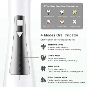 Dental Flusher Portable Water Floss ultrasonic Mouth Cleaner Home Dental Cleaning