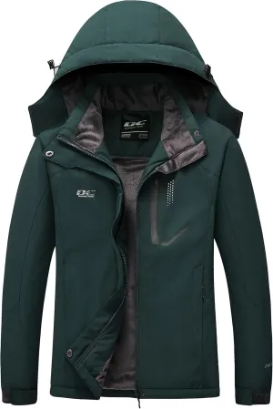 Diamond Candy Women's Waterproof Ski Jackets Warm Winter Snow Jacket Mountain Windbreaker Hooded Raincoat