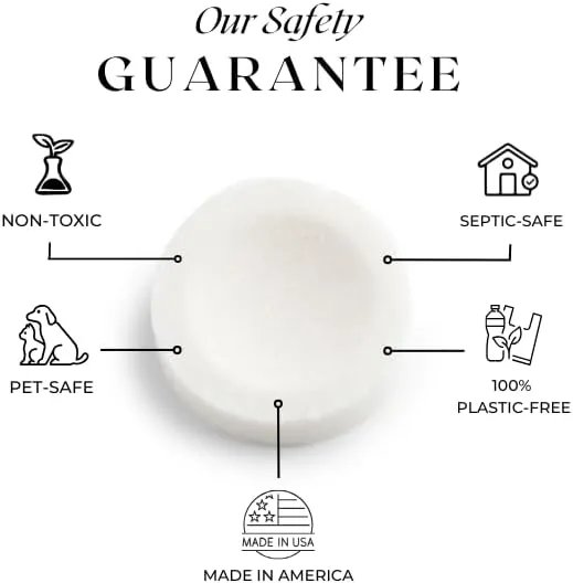 Dissolvable Air Freshener Toilet Tablets | Orange Blossom and Water Lily | Long-Lasting, Non-Toxic | Made in The USA | Discreet Packaging, Septic Safe | Travel Friendly (20 Bag)