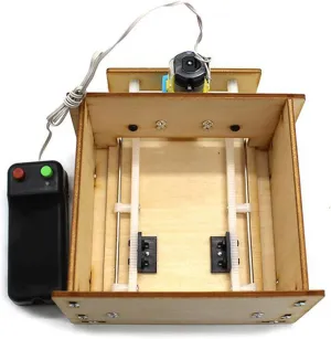 DIY Wooden Elevator Door Kit, Science Educational Develop Toy Assembly for Children Puzzle-Electric-Kit Traffic Elevator Elevator Toy