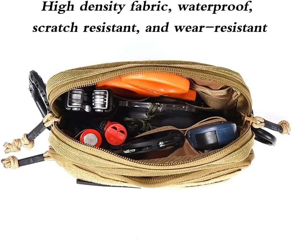 DONGKER Tactical Map Case,Waterproof Military Notebook for Hiking Camping Tactical Outdoor Activities