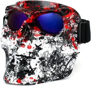 DPLUS Skull Airsoft Mask,Full Face Protective Paintball Masks,Airsoft Tactical Mask for Outdoor Cs Wargame