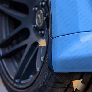 Dry Carbon Fiber Rear Splash Guards Arch Guards Mud Flaps for BMW M2 G87 GTS CS Touring Competition Accessories