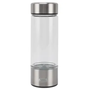 Efficient Hydrogen GenerationPortable Ionizer Generator Health Cup Gifts Machine for Home TravelBottle Glass Companion with Filter, Hot Cold Water Purity, Ideal