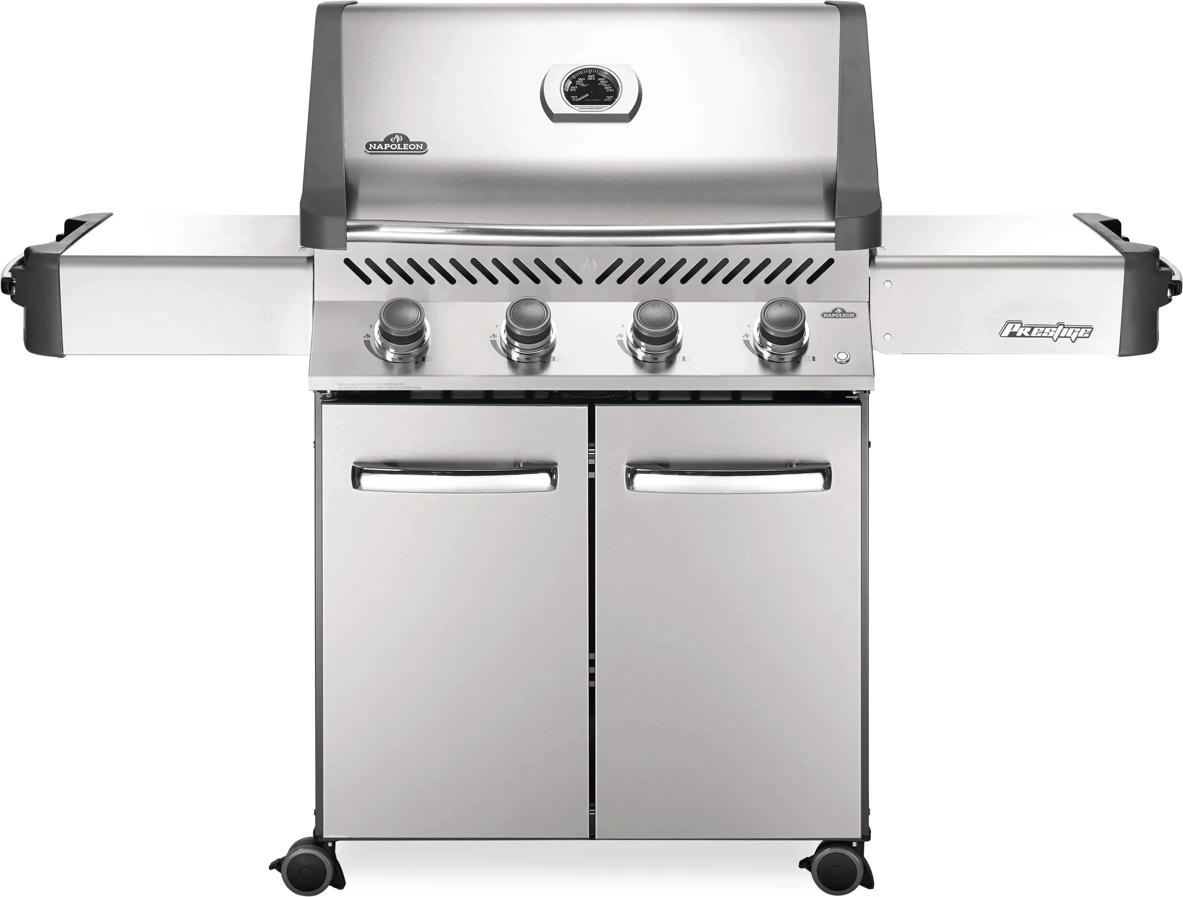 Effortless 4-Burner Prestige P500-3 Stainless 500 BBQ Napoleon Satisfaction guarantee