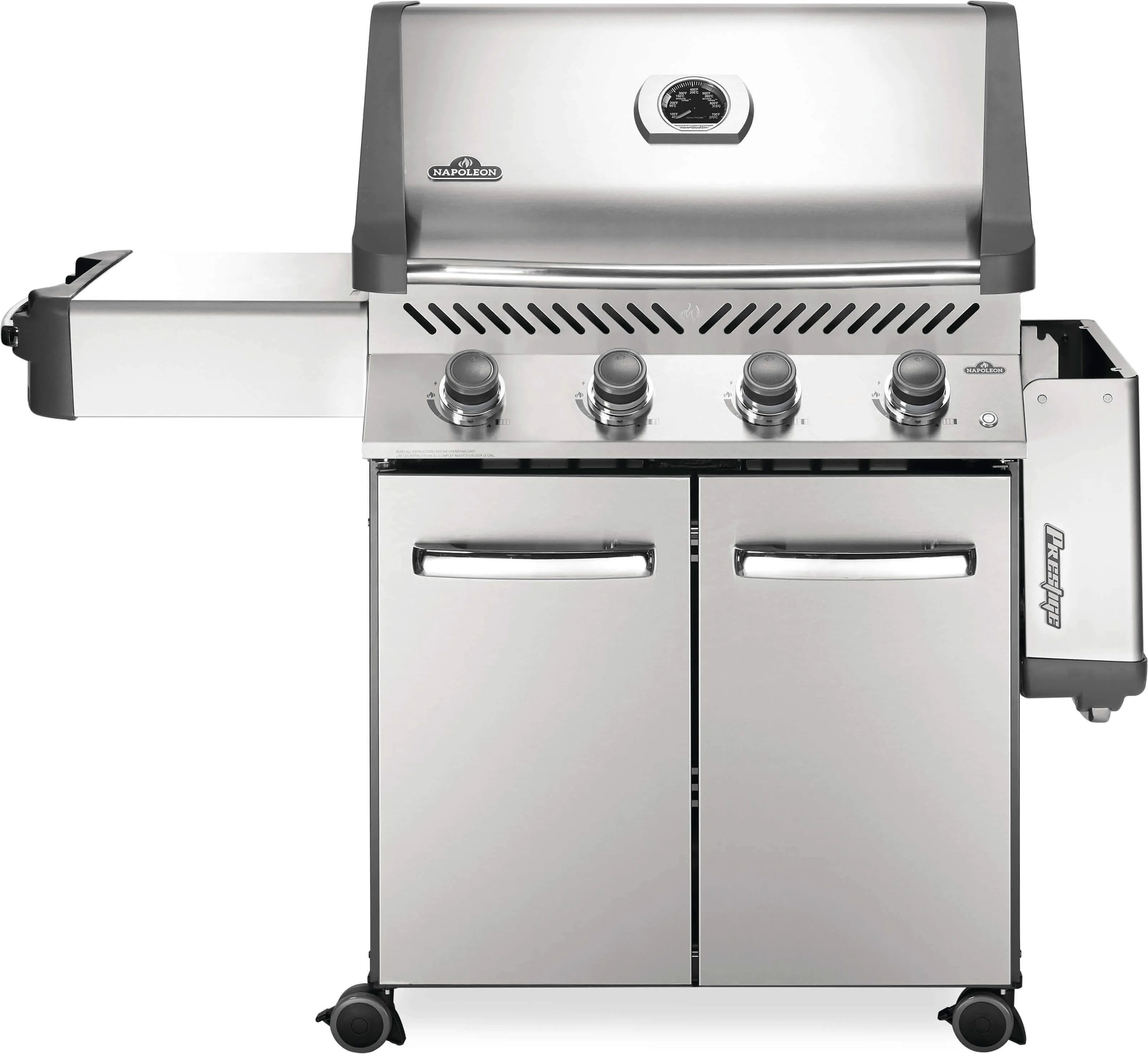 Effortless 4-Burner Prestige P500-3 Stainless 500 BBQ Napoleon Satisfaction guarantee
