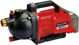 Einhell Cordless Garden Pump AQUINNA Power X-Change (2 x 18 V, 2-stage ECO Switch, Water Filler Screw and Water Drain Screw, Thermal Protection, Carry Handle, without Batteries and Charger)