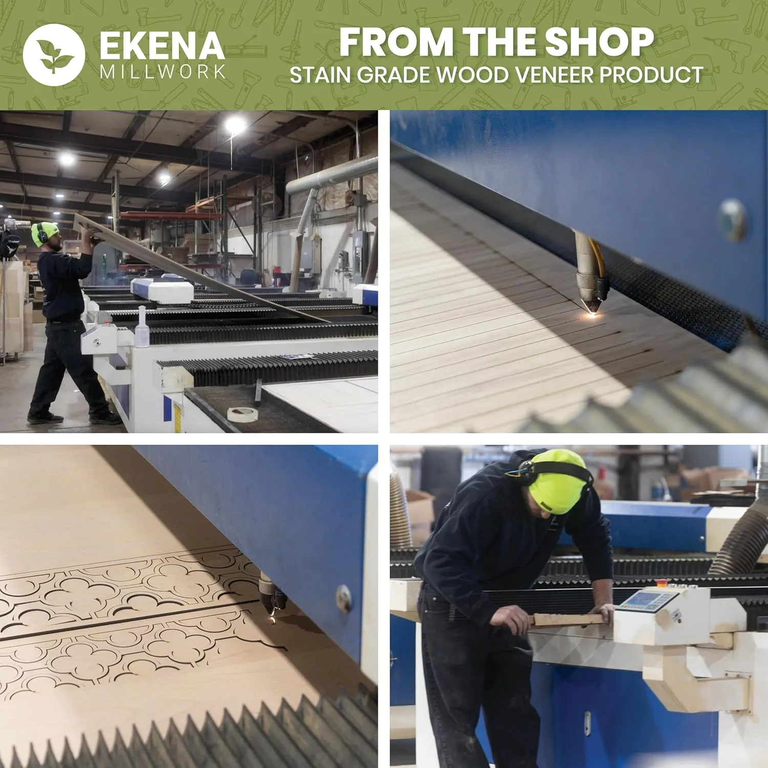 Ekena Millwork 47"H x 3/8"T Bridgeport Adjustable Wood Decorative Slat Wall Panel Kit, Maple (contains 11 Slats   1 Straight Edge Starter Slat)