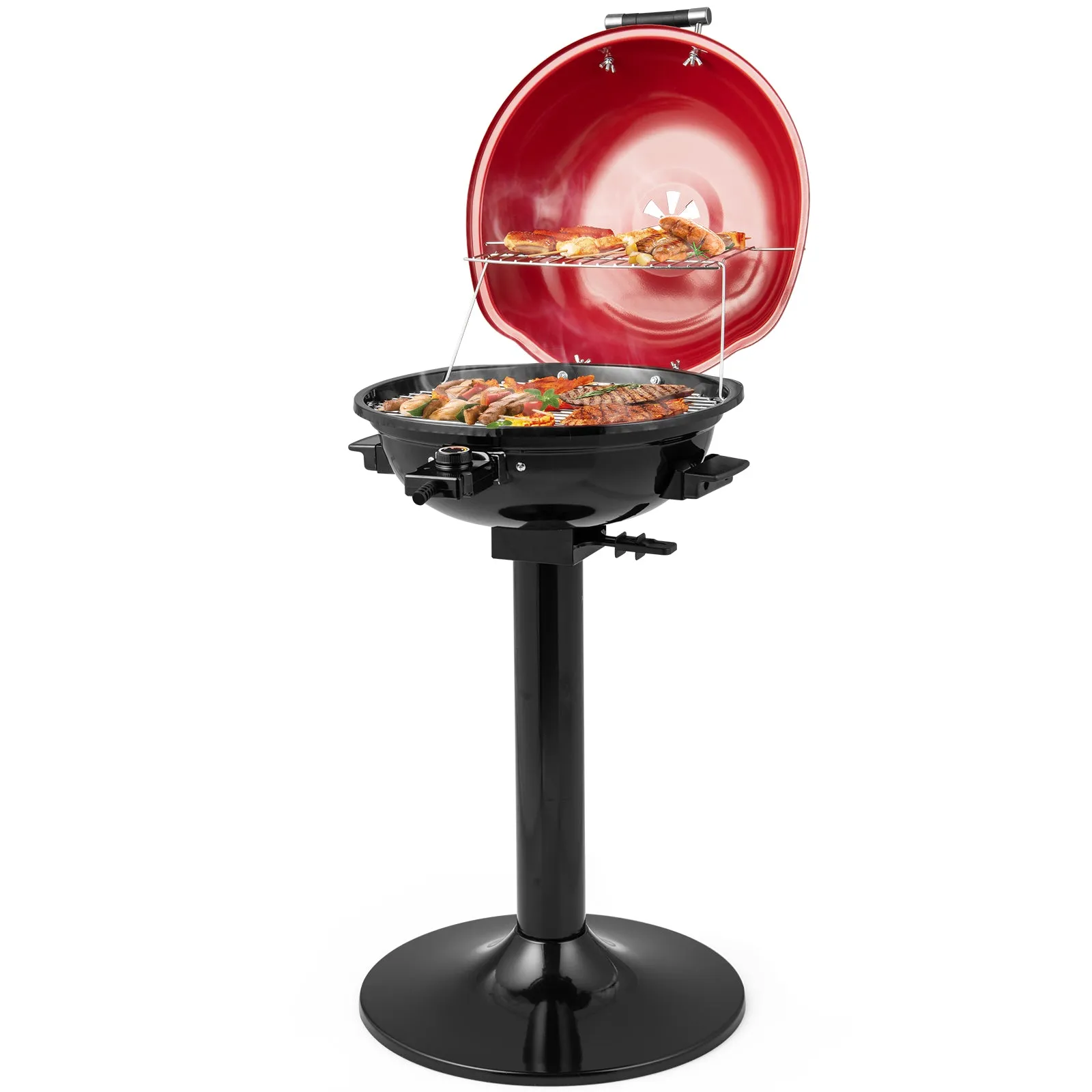 Electric BBQ Grill with Removable Non-Stick Grilling Rack