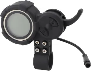 Electric LCD Display Meter for 10 Inch Scooter, 36?72V LCD Display Control Panel with 6 Pin Plug, Electric Display Meter Conversion Kit