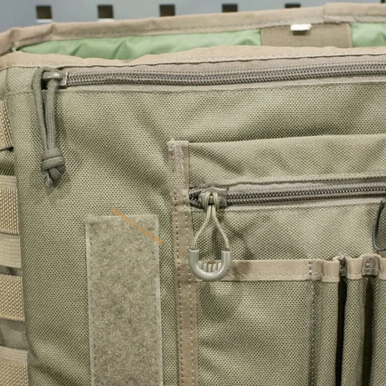 Elite Tactical U Shaped Anti-Slip Zipper Attachments OD Green
