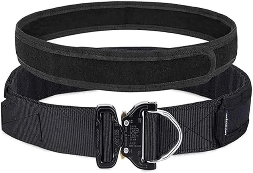 EMERSONGEAR Tactical Rigger's Belt with Cobra Buckle，Quick Release MOLLE Riggers Belt,1.75" Inner 2" Outer Heavy Duty Belt