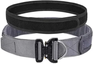 EMERSONGEAR Tactical Rigger's Belt with Cobra Buckle，Quick Release MOLLE Riggers Belt,1.75" Inner 2" Outer Heavy Duty Belt