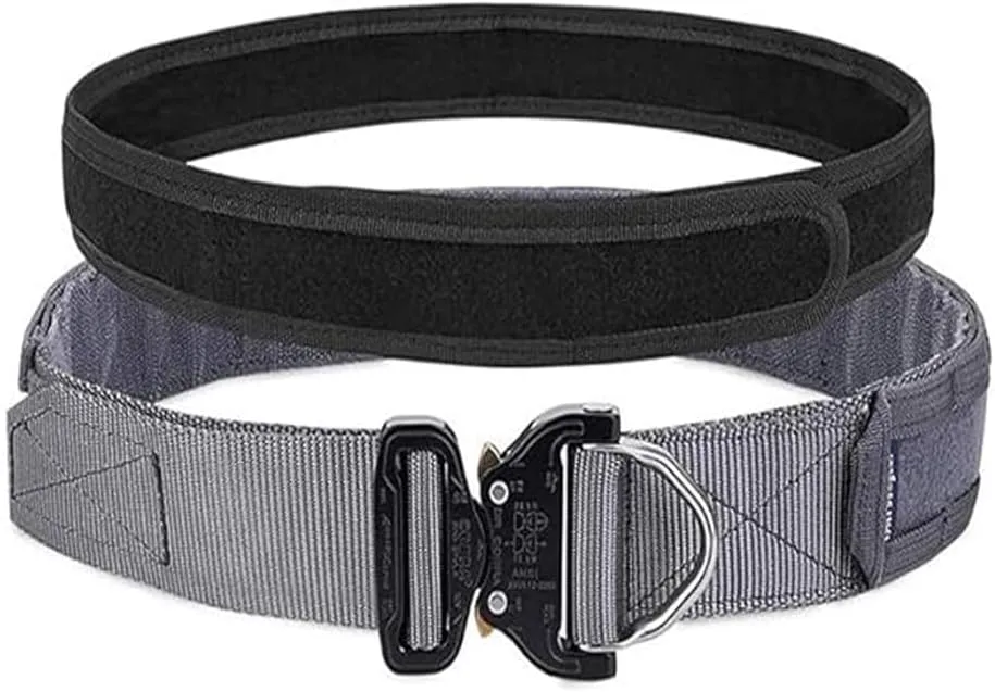 EMERSONGEAR Tactical Rigger's Belt with Cobra Buckle，Quick Release MOLLE Riggers Belt,1.75" Inner 2" Outer Heavy Duty Belt