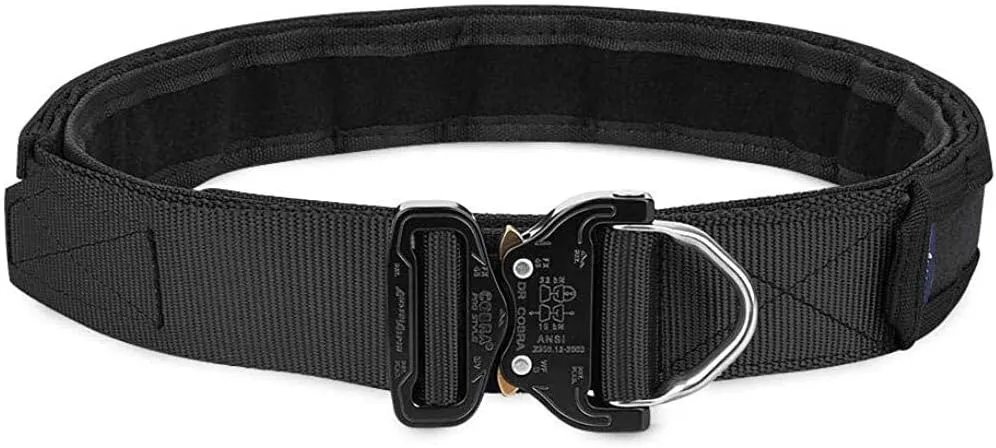 EMERSONGEAR Tactical Rigger's Belt with Cobra Buckle，Quick Release MOLLE Riggers Belt,1.75" Inner 2" Outer Heavy Duty Belt