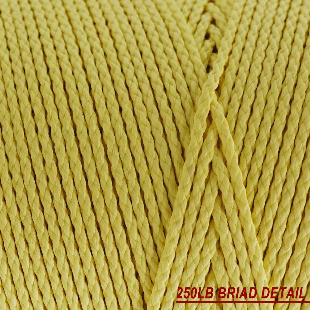 emma kites Kevlar Kite Line 1000Ft 100Lb Braided Kite String Abrasion Resistant Low Stretch Utility Cord for Outdoor Tactical Survival Hiking Camping