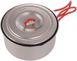Evernew Titanium Lightweight Camping Pot w/Folding Handle, 900