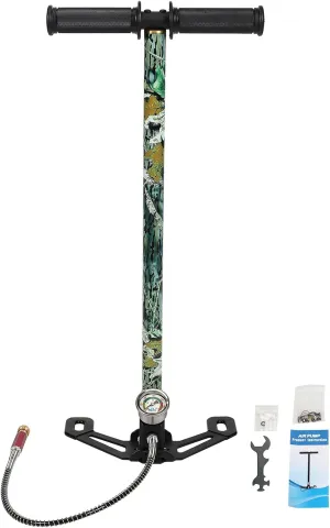 EVTSCAN High Pressure Hand Pump Foldable Pedal Camouflage Hand Tool with Small Oil‑Water Filter