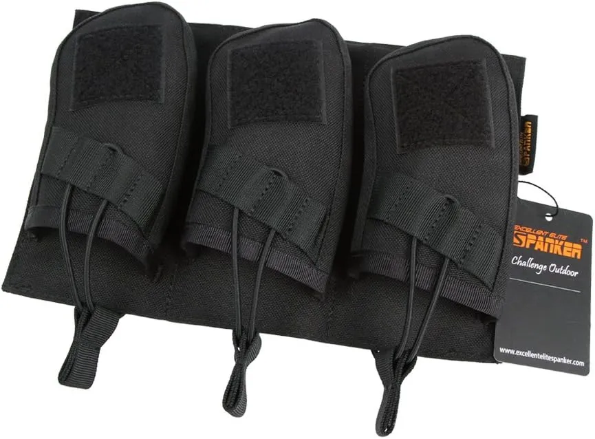 EXCELLENT ELITE SPANKER Single/Double/Triple Open Top Molle Mag Pouch AK Magazine Pouch for AK47 AK74 AR-15 Pmags Magazine