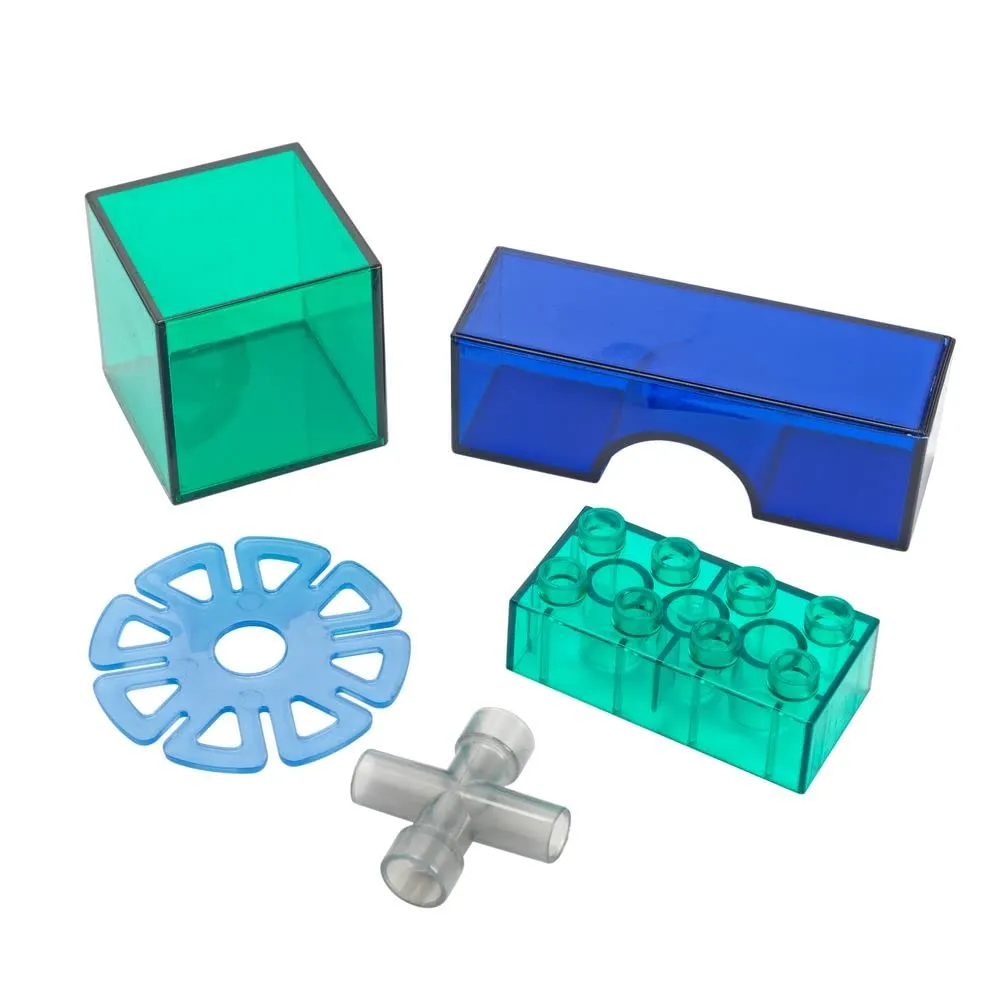 Excellerations Calming See-Through Blocks & Manipulatives - Kit of 5