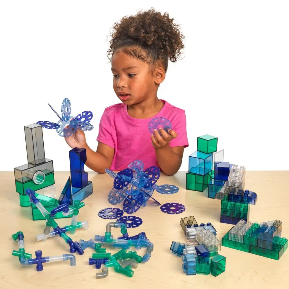 Excellerations Calming See-Through Blocks & Manipulatives - Kit of 5