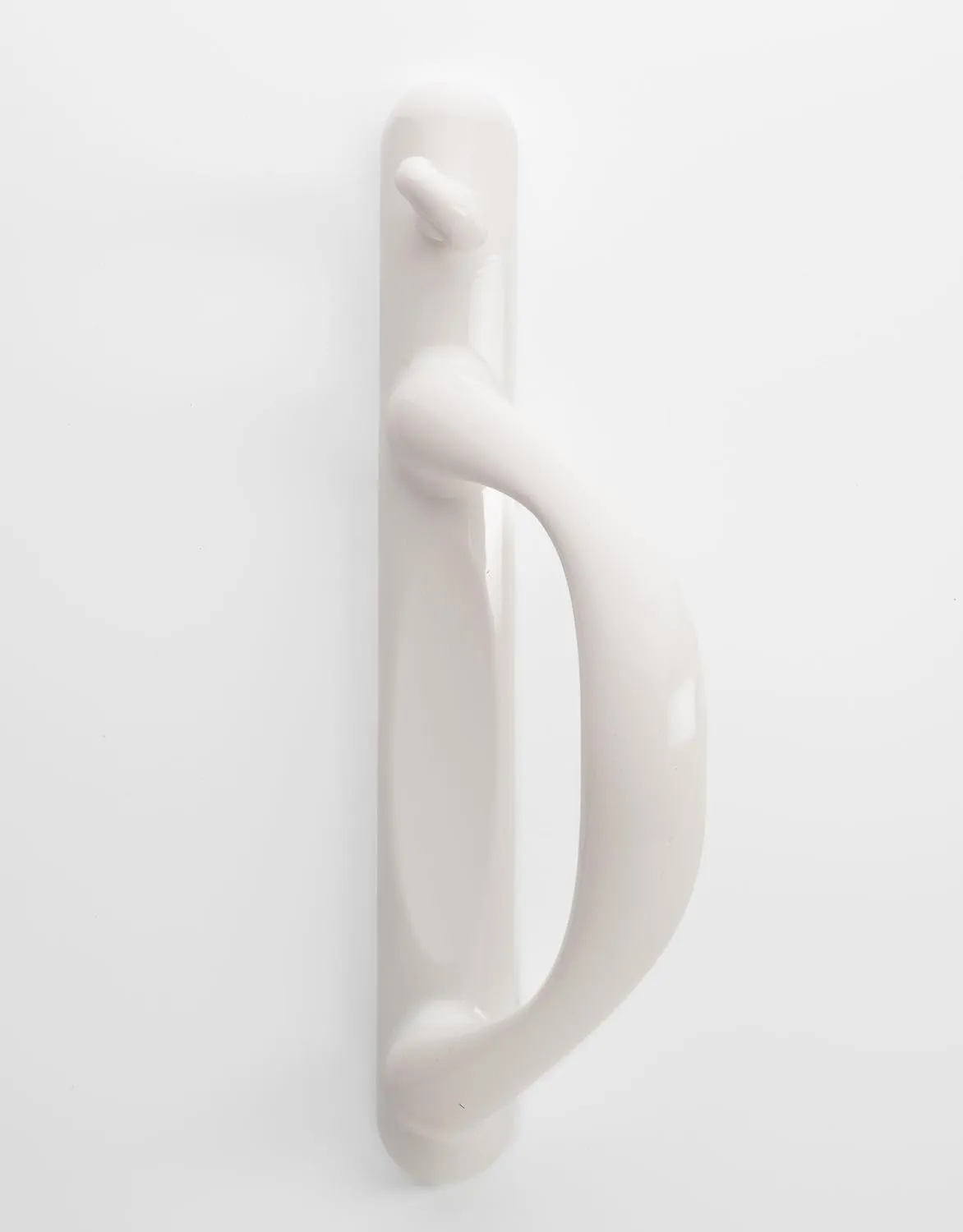 FASCO Sliding Patio Door Handle for Vinyl Glass Door - Complete KIT - White - or - Almond - Pat.# US6672632 (White, Right)