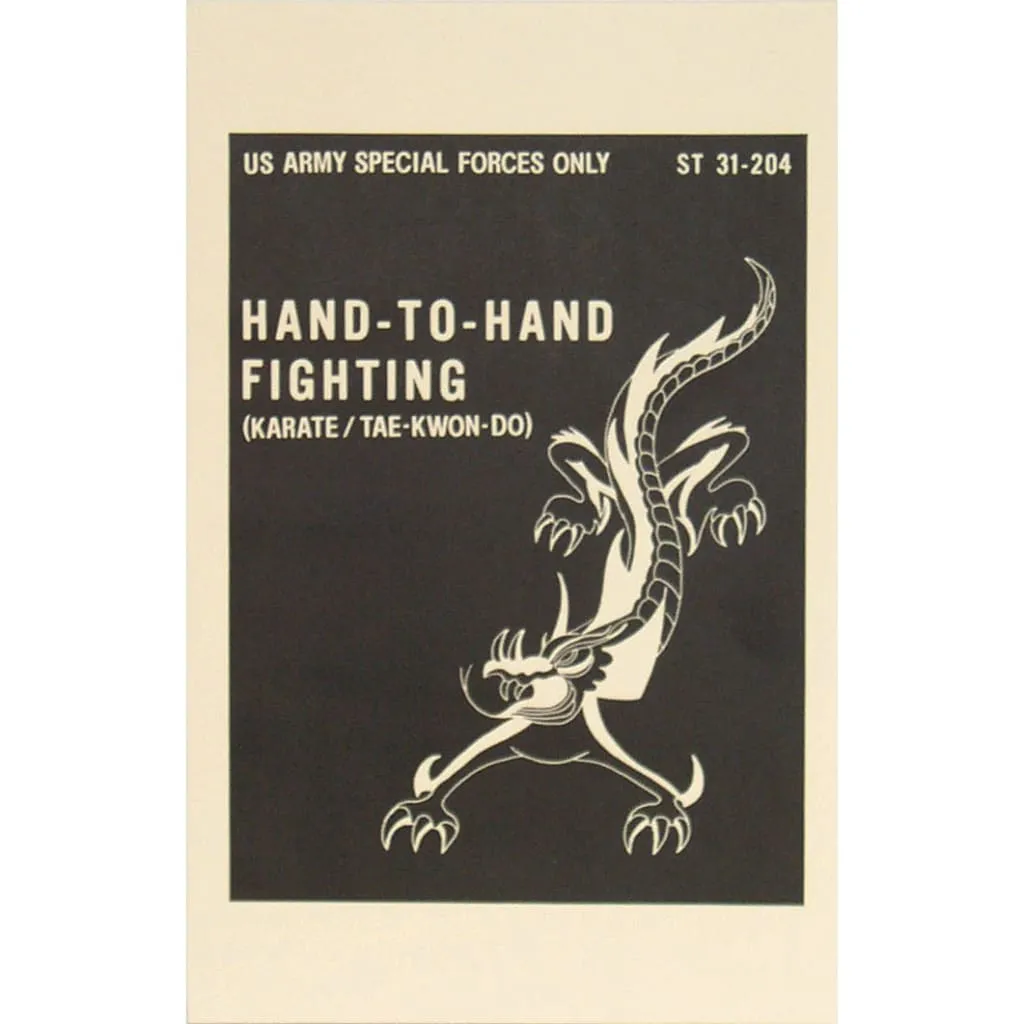 FIELD MANUAL - HAND TO HAND FIGHTING (KARATE/TAE KWON-DO)