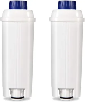 Filter - Coffee Machine Filter for Delonghi Filter DLSC002 with Activated Carbon Softener, Water Filter Compatible with De'Longhi ECAM, Esam, ETAM, BCO, EC. (Pack of 2)
