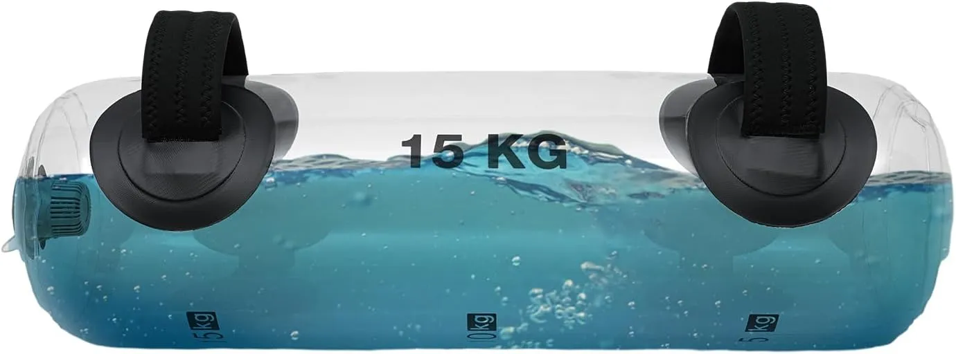 Fitness Water Weight Aqua Bag, Training Water Bag, Portable Stability Fitness Equipment, Transparent Water-Filled Weighted Soft Dumbbells, Strength Training, Energy Bar