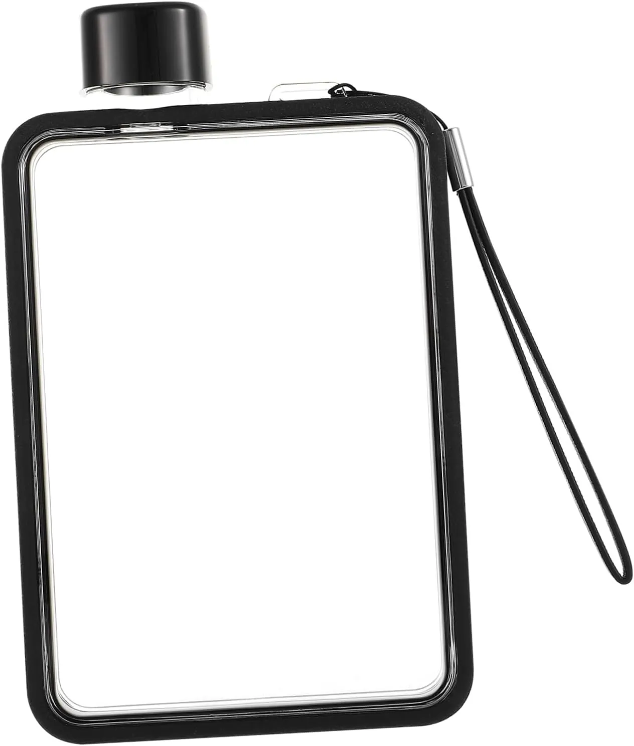 Flat Water Bottle for Running Portable Sports Bottle Slim Design Water Jug for Camping