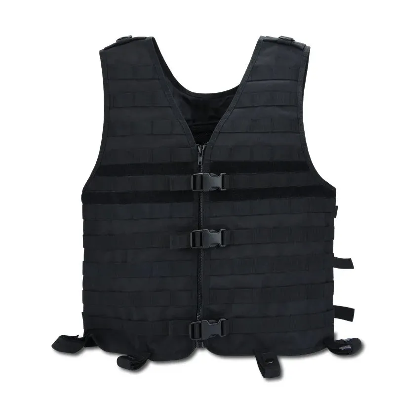 FLCS Tactical MOLLE Vest With Breathable Mesh Adjustable Outdoor Molle Modular Utility Vest