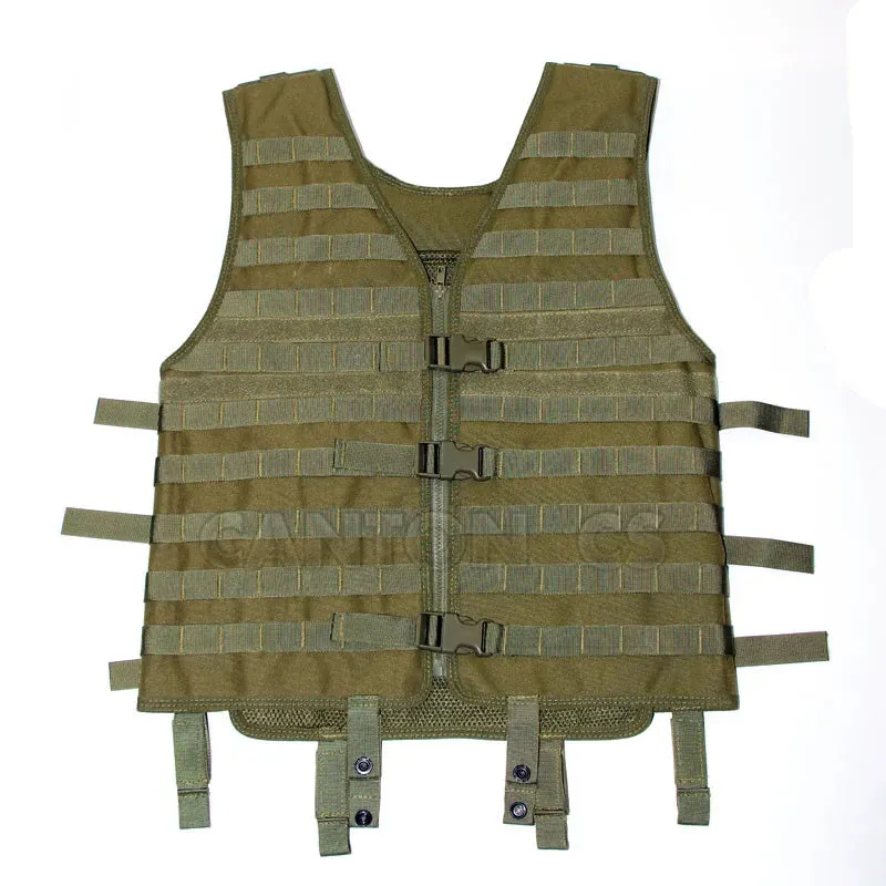 FLCS Tactical MOLLE Vest With Breathable Mesh Adjustable Outdoor Molle Modular Utility Vest