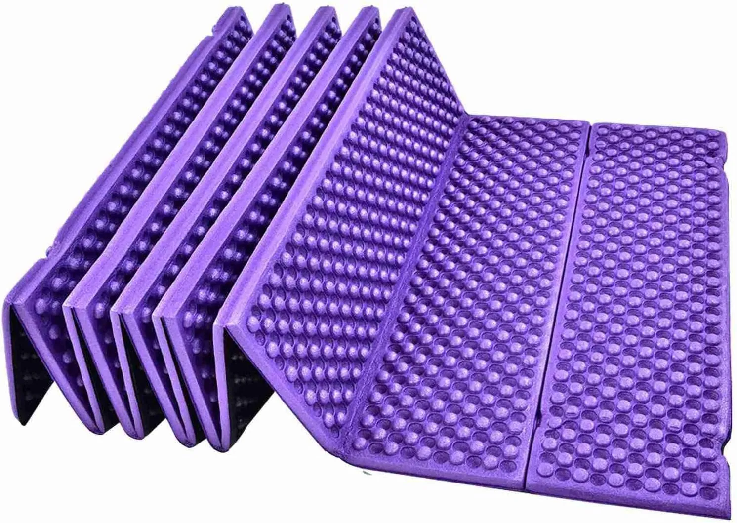 Folding Foam Mat, XPE Material Camping Mat Ultralight, Egg Cell Shape for Yoga, Camping, Outdoor Activities