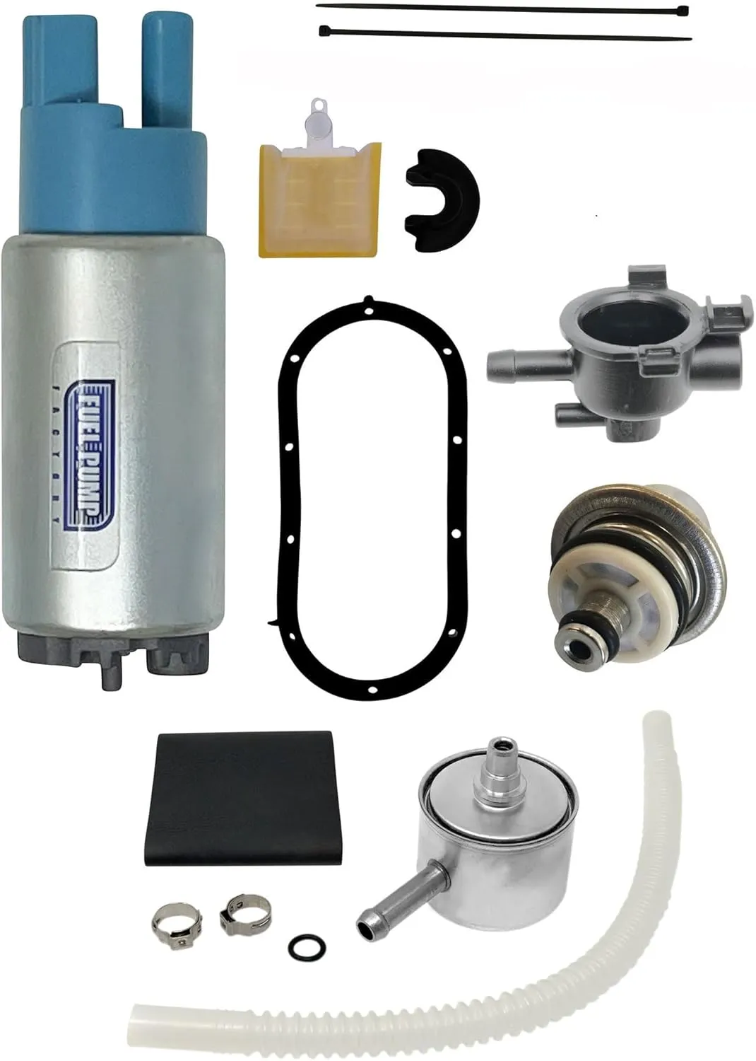 FPF Fuel Pump W/Regulator, Housing & Seal For 02-07 Harley Davidson Touring Road king/Street Glide/Electra Glide/Road Glide and Fuel filter