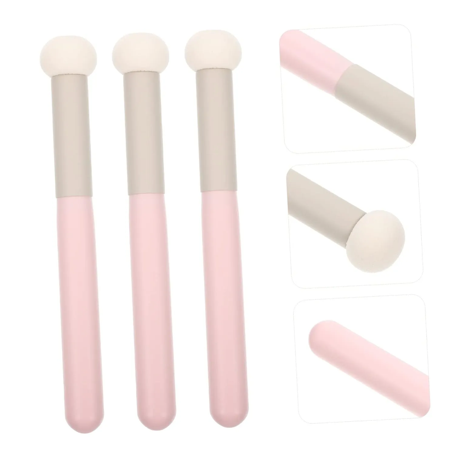 FRCOLOR 12pcs Sponge Concealer Brush Soft Makeup Sponges for Application Dual-use Wet Dry Makeup Blending Balls for Home Salon Use