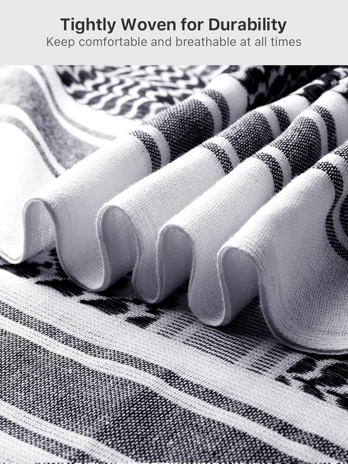 FREE SOLDIER Scarf Military Shemagh Tactical Desert Keffiyeh Head Neck Scarf Arab Wrap with Tassel for Men Women