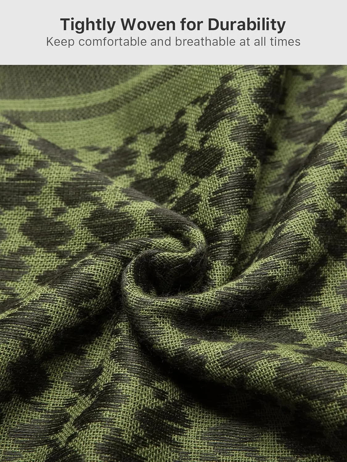 FREE SOLDIER Scarf Military Shemagh Tactical Desert Keffiyeh Head Neck Scarf Arab Wrap with Tassel for Men Women