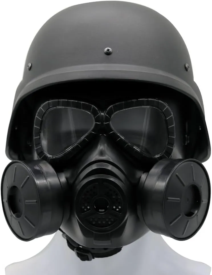 Full Face Airsoft Gas Mask M88 Helmet Tactical Skull Game Mask for BB Gun Cosplay Costume Halloween Masquerade
