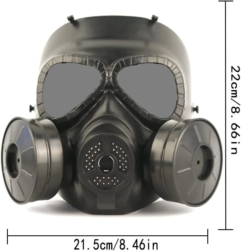 Full Face Airsoft Gas Mask M88 Helmet Tactical Skull Game Mask for BB Gun Cosplay Costume Halloween Masquerade