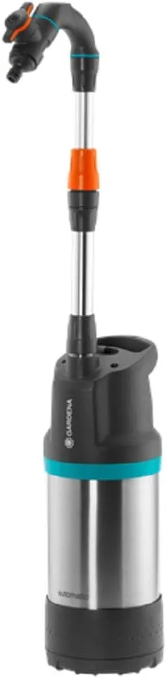 Gardena 01766-61 Rain Barrel Pump 4700/2 Inox Automatic, Silver, Black, Turquoise, Orange