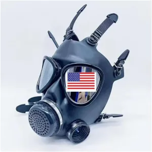 Gas Mask Face Respirator CBRN Shield Israeli Military Grade Survival & Tactical for Chemical Fumes, Particulates, Military Grade Construction