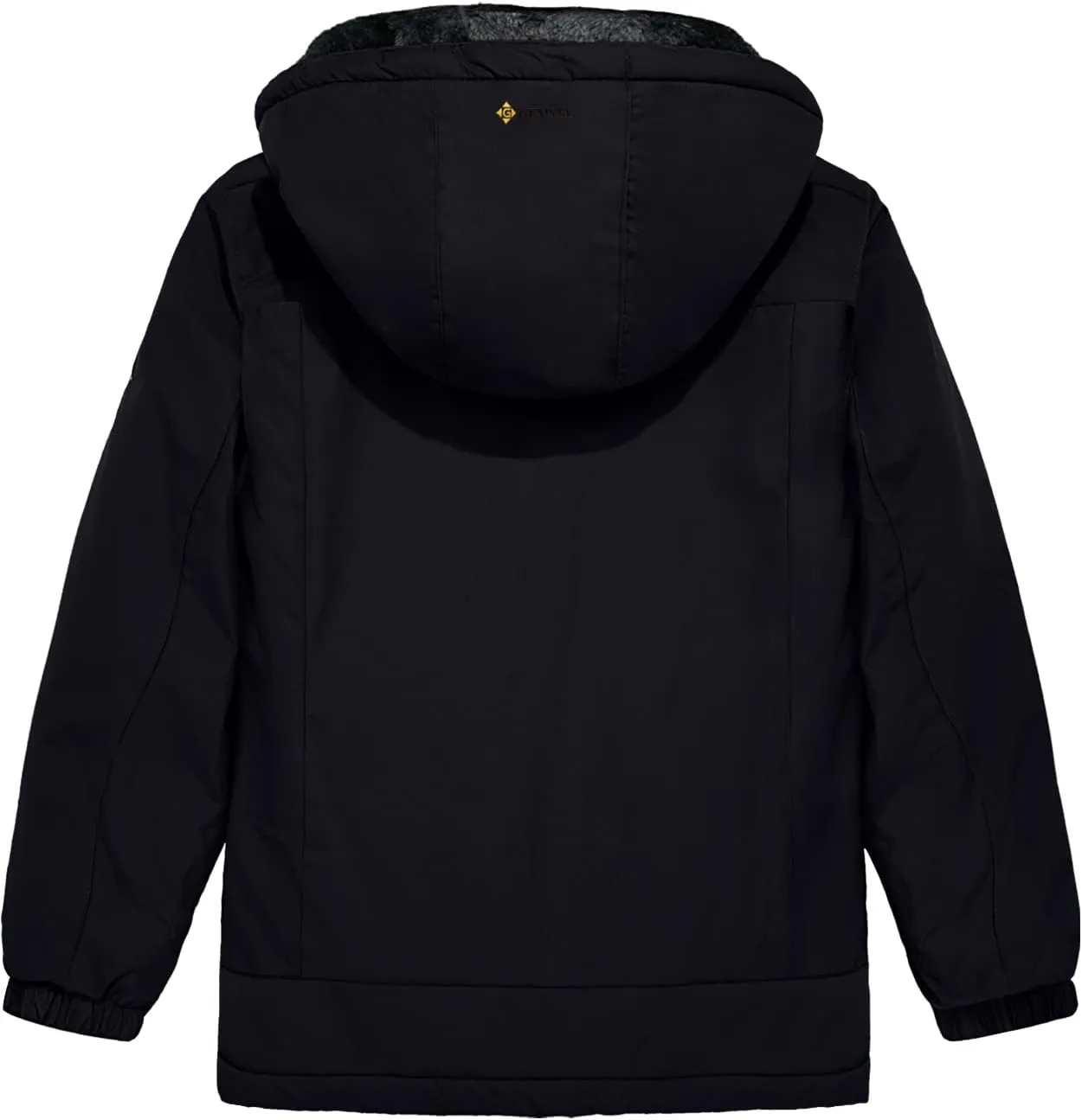 GEMYSE Girl's Waterproof Ski Snow Jacket Hooded Fleece Lined Windproof Winter Jacket