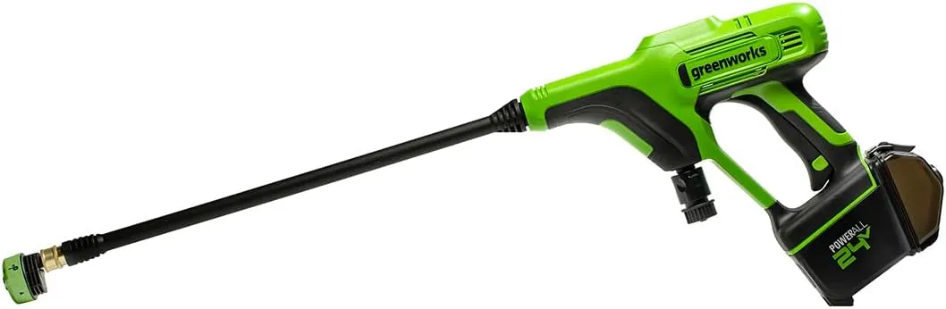 Greenworks 24V (600 PSI) Portable Power Cleaner, 4.0Ah USB Battery and Charger Included
