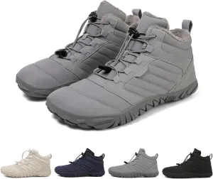 Grounded Winter Footwear for Women, Hike Winter Footwear Barefoot Women Men, Barefoot Shoes Waterproof Wide Toe Box Boots