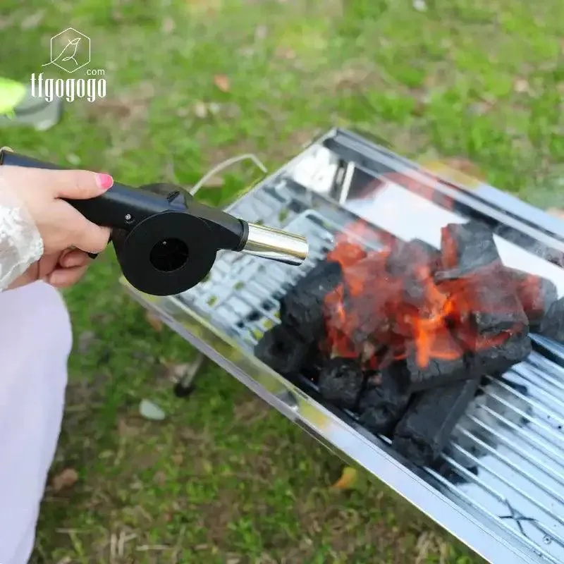 Hand-cranked Air Blower for BBQs