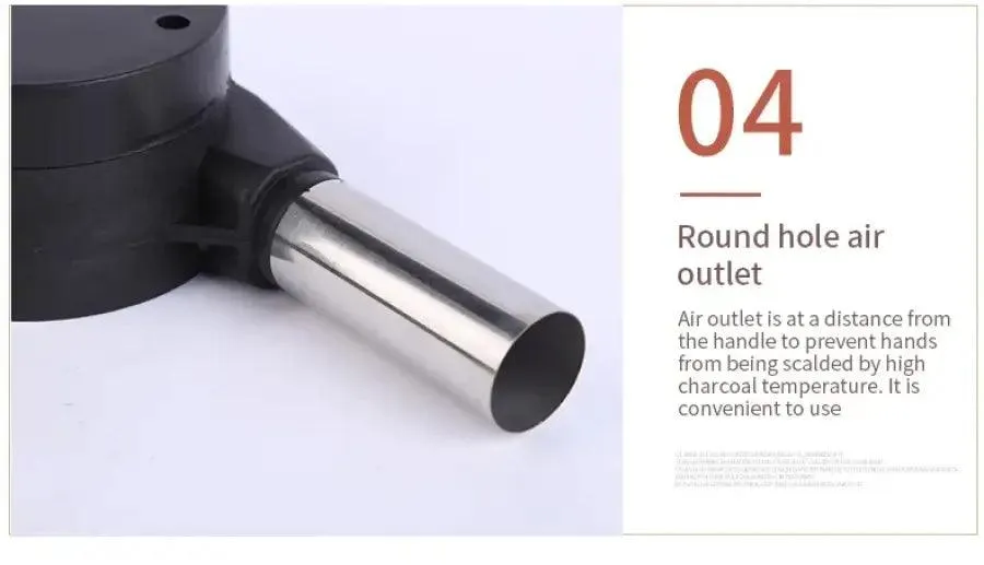 Hand-cranked Air Blower for BBQs